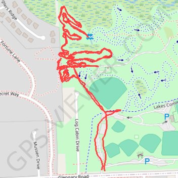 Hickory Glen MTB Trail: The Original Mile trail, distance, elevation, map, profile, GPS track