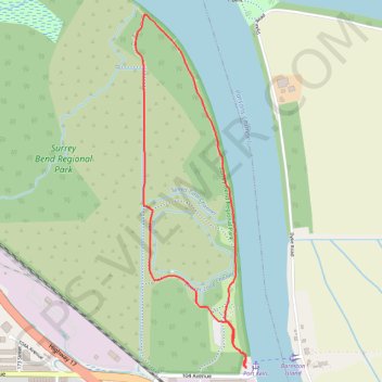 Spirea Loop Trail - Parsons Trail - Pacific Trail trail, distance, elevation, map, profile, GPS track