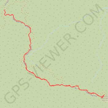Cleghorn Mountain trail, distance, elevation, map, profile, GPS track