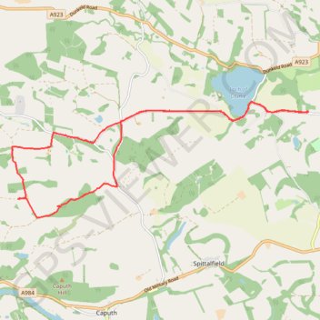 Mountain Bike Ride Above Clunie trail, distance, elevation, map, profile, GPS track