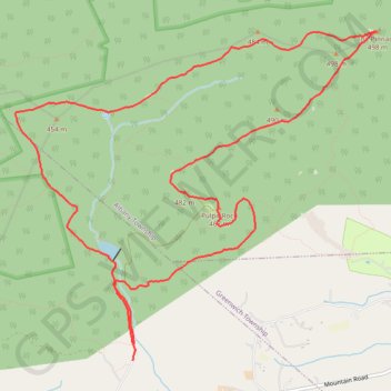 Pulpit Rock, The Pinnacle and Hamburg Reservoir Loop via Appalachian Trail trail, distance, elevation, map, profile, GPS track