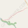 Upper Calf Creek Fall trail, distance, elevation, map, profile, GPS track