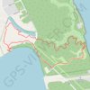 Long Pond and Happy Marsh loop trail in Widewater State Park trail, distance, elevation, map, profile, GPS track