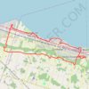 Bike ride to 50 point and back trail, distance, elevation, map, profile, GPS track