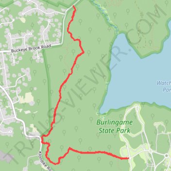 Vin Gormley Trail West Section trail, distance, elevation, map, profile, GPS track