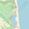 Gordons Pond Trail in Cape Henlopen State Park trail, distance, elevation, map, profile, GPS track