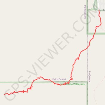 Bear Creek Oasis trail, distance, elevation, map, profile, GPS track