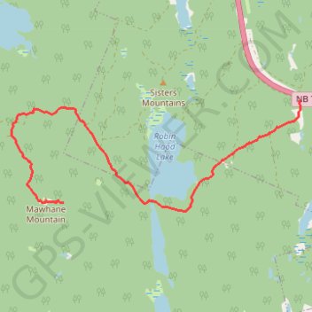 Mawhane Mountain trail, distance, elevation, map, profile, GPS track