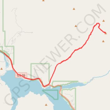 Mount Baird trail, distance, elevation, map, profile, GPS track