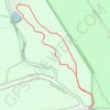 Coyote Song Trail and Swallow Trail Loop in South Valley Park trail, distance, elevation, map, profile, GPS track