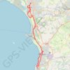 Irvine, Scotland to Ayr and back trail, distance, elevation, map, profile, GPS track