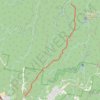 Burramoko Fire Trail - Hanging Rock trail, distance, elevation, map, profile, GPS track