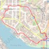 Trace around west side of University of Washington, near the hospital and lake union trail, distance, elevation, map, profile, GPS track