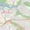 Woodland Fort paths trail, distance, elevation, map, profile, GPS track