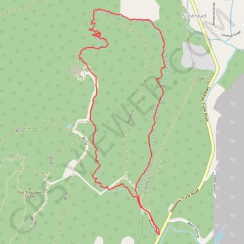Arduum & Mastadon Loop trail, distance, elevation, map, profile, GPS track