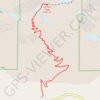 Lassen Peak Trail in Lassen Volcanic National Park trail, distance, elevation, map, profile, GPS track