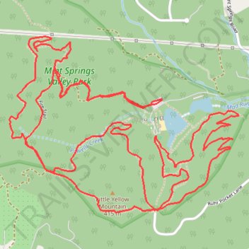 Mint Springs Valley Park in Crozet, VA, United States trail, distance, elevation, map, profile, GPS track