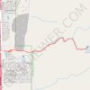 Adams Canyon Waterfall trail, distance, elevation, map, profile, GPS track