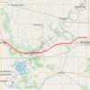 Virden - Brandon trail, distance, elevation, map, profile, GPS track