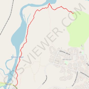 Fishermen's Trail trail, distance, elevation, map, profile, GPS track