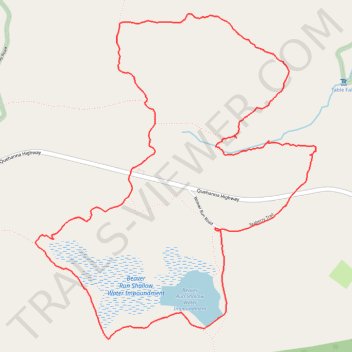 Beaver Run Loop Walk via Teaberry Trail and Quehanna East Cross Connector trail, distance, elevation, map, profile, GPS track