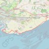 Coast Path Walk trail, distance, elevation, map, profile, GPS track