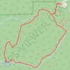 Mina Sauk Falls Loop Trail in Taum Sauk Mountain State Park trail, distance, elevation, map, profile, GPS track