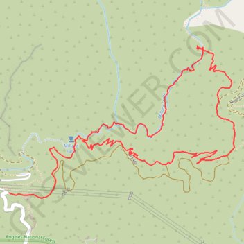Dawn Mine trail, distance, elevation, map, profile, GPS track