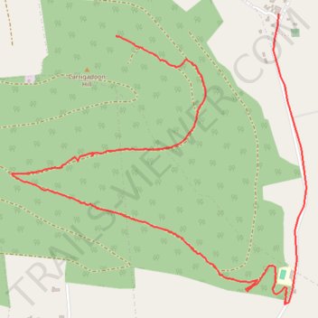 Carrickadoon trail, distance, elevation, map, profile, GPS track