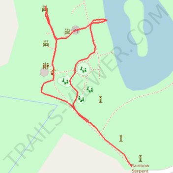 Small walk around Marlow Lagoon trail, distance, elevation, map, profile, GPS track