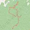 Slick Rock Loop Trail, Dana FS Road, Scenic Overlook and Naked Widow Loop Trail trail, distance, elevation, map, profile, GPS track