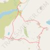Walk across 7 peaks (5 Munros) trail, distance, elevation, map, profile, GPS track