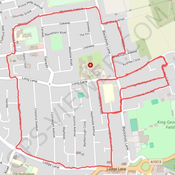 June/July: week 5, walk 2/2 trail, distance, elevation, map, profile, GPS track