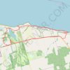 Cavendish Beach and back trail, distance, elevation, map, profile, GPS track