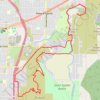 Odyssey and Desert Peach Loop via Riverview Park trail, distance, elevation, map, profile, GPS track