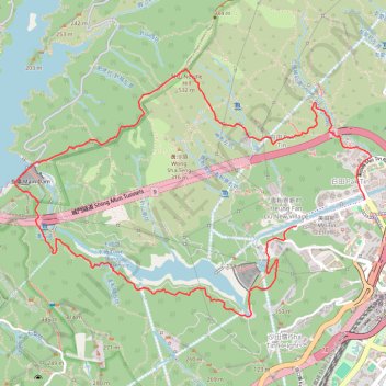 神秀左脊 trail, distance, elevation, map, profile, GPS track