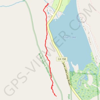 Rush Creek Trail trail, distance, elevation, map, profile, GPS track