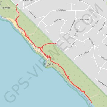 Walk in Rye via Orr Point trail, distance, elevation, map, profile, GPS track