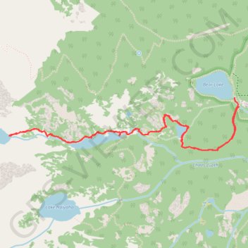 Emerald Lake Trail from Bear Lake via Nymph Lake and Dream Lake in Rocky Mountain National Park trail, distance, elevation, map, profile, GPS track