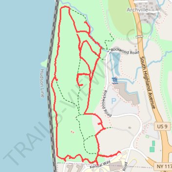 Rockwood Hall Loop trail, distance, elevation, map, profile, GPS track