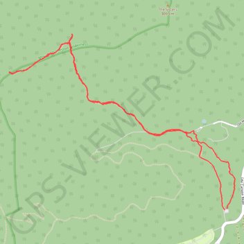 Mount Charleston Wilderness trail, distance, elevation, map, profile, GPS track