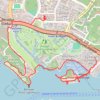 Labrador Park trail, distance, elevation, map, profile, GPS track