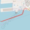 Ogden Point Breakwater trail, distance, elevation, map, profile, GPS track