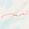 Harding Icefield Trail in Kenai Fjords National Park trail, distance, elevation, map, profile, GPS track