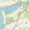 Welsh coastal path trail, distance, elevation, map, profile, GPS track