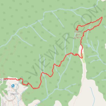 Galu Devi temple - Triund Hill trail, distance, elevation, map, profile, GPS track