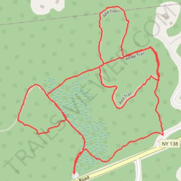 Marx Preserve loop trail, distance, elevation, map, profile, GPS track