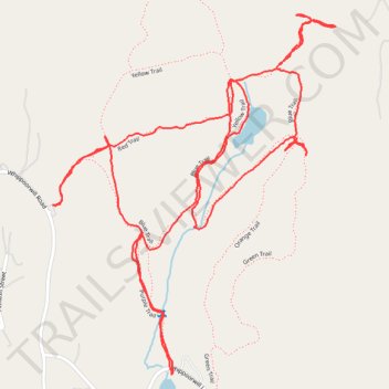 Whippoorwill trail, distance, elevation, map, profile, GPS track