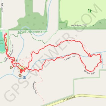 Kanaka Creek - Cliff Falls trail, distance, elevation, map, profile, GPS track