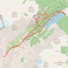 Lake Louise - Plain of 6 Glaciers - Lake Agnes trail, distance, elevation, map, profile, GPS track